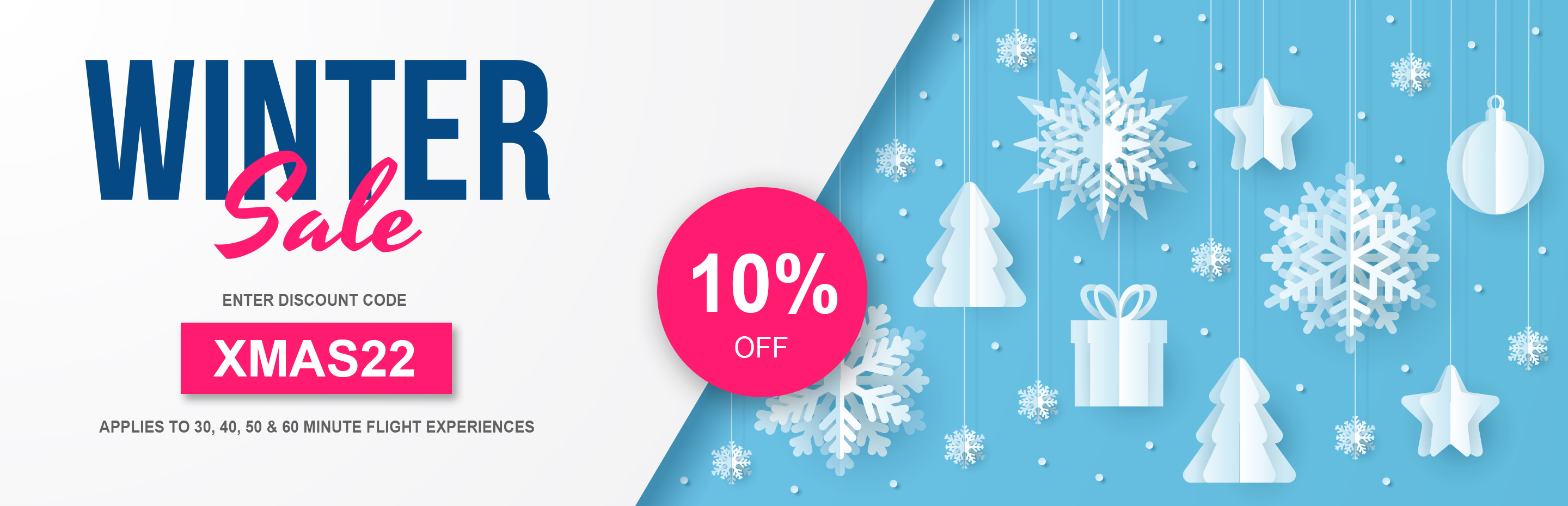 Give the gift of flight this christmas with our Flight Experience Gift Vouchers!