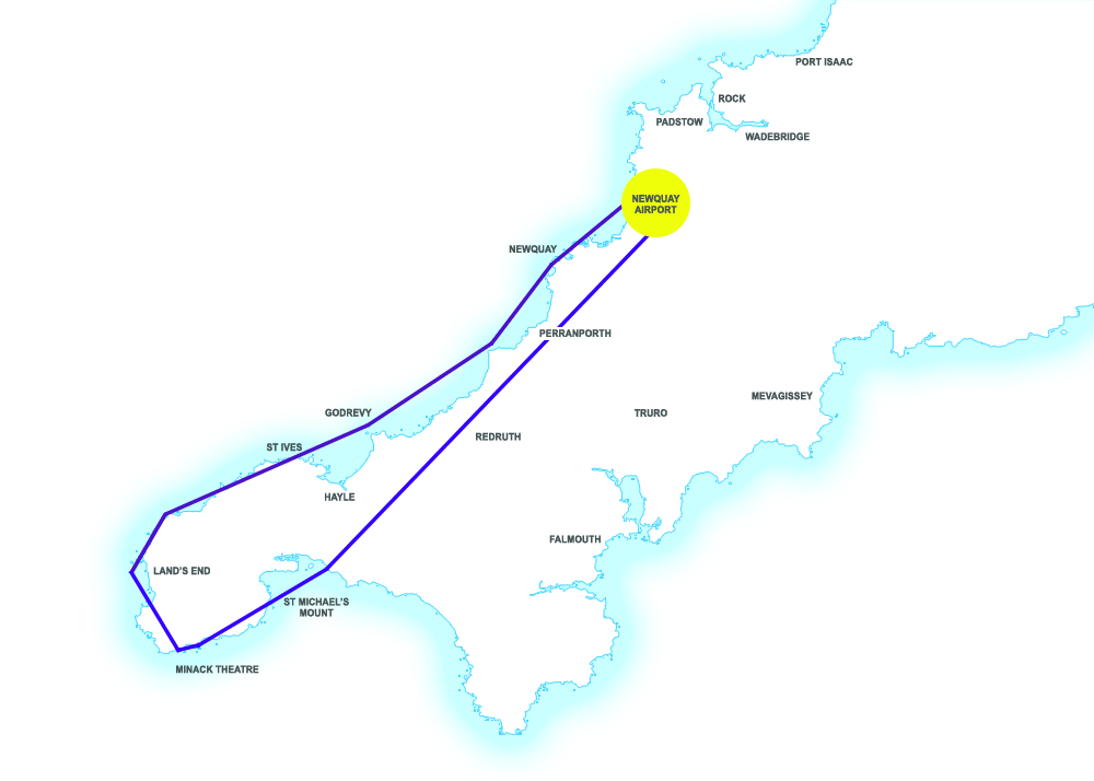 ROUTE: LAND'S END AND THE MINACK THEATRE