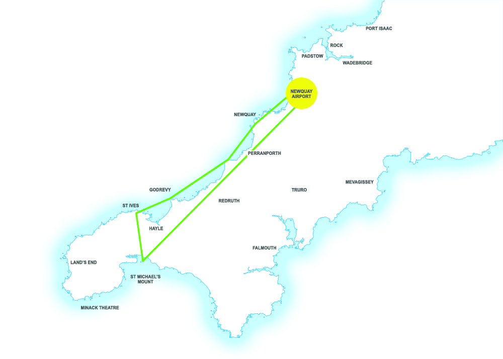 ROUTE: ST IVES AND ST MICHAEL'S MOUNT