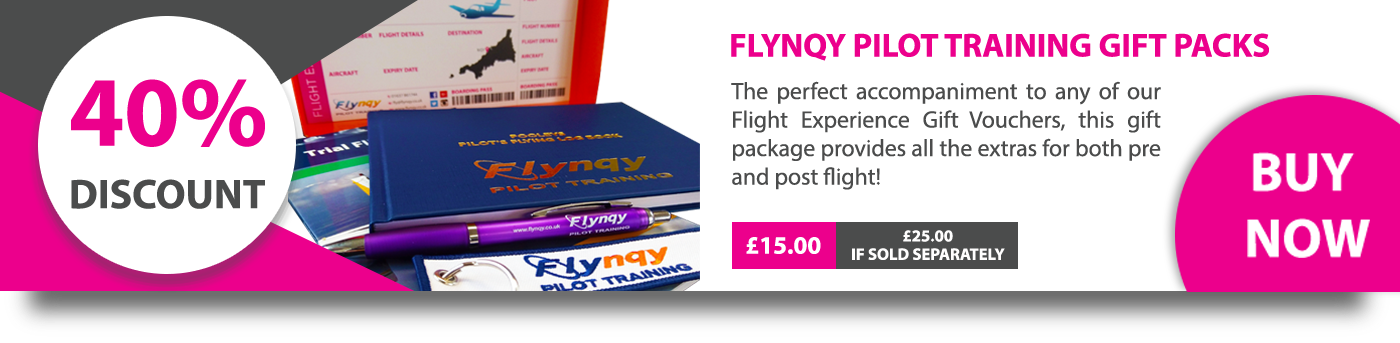 Flynqy Pilot Training Gift Pack Promotion: 40% Discount - Now £15.00